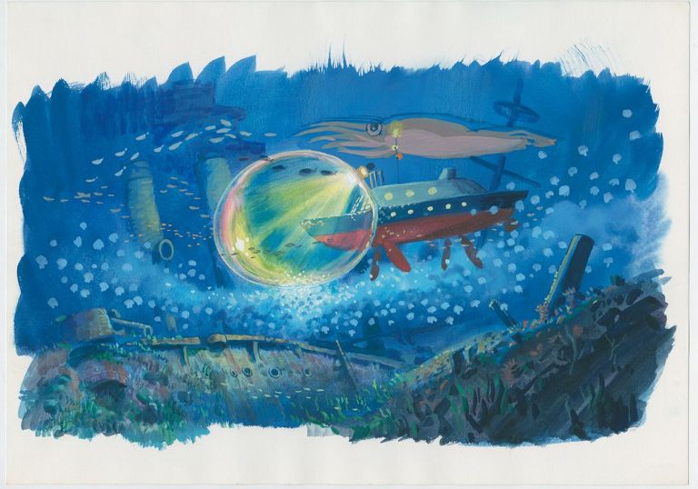 ￼Production Imageboard, Ponyo (2008). Courtesy 2008 Studio Ghibli