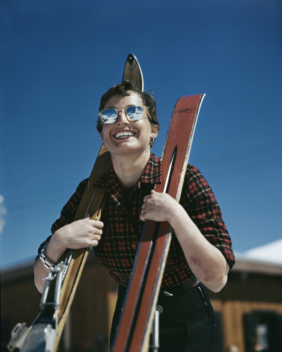 Robert Capa_L’americana Judith Stanton, Zermatt, Svizzera_1949-50_Credits Robert Capa International Center of Photography Magnum Photos