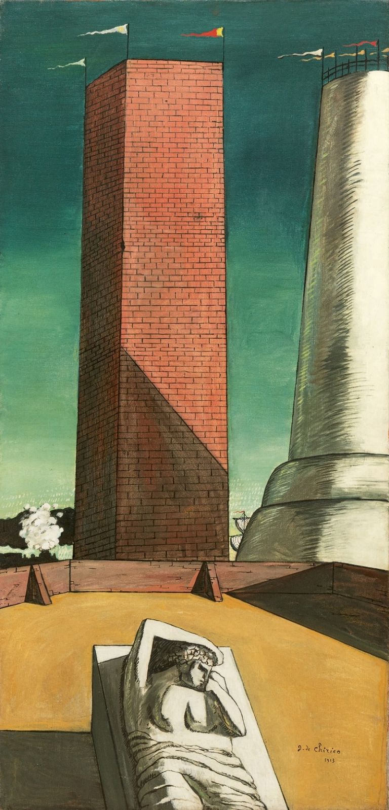 Giorgio de Chirico, Il Pomeriggio di Arianna (Ariadne's Afternoon). Courtesy Sotheby's