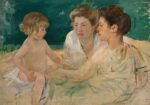 10459 Lot 123 Mary Cassatt, The Sun Bath, with Three Figures