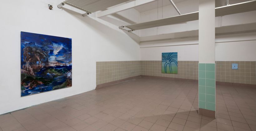 Vista dell'installazione Spaziomensa, courtesy artisti e Spaziomensa, photo credit: Giorgio Benni