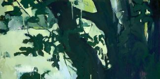 Alessandra Giovannoni, Porta Portese 3, 2019, olio su tela, 60 x 110 cm