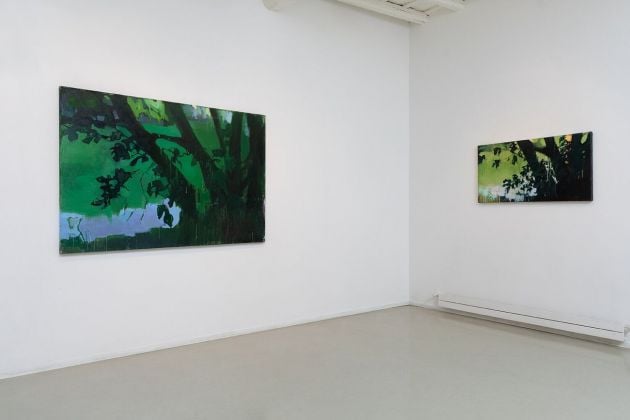 Alessandra Giovannoni. Verde Tevere. Exhibition view at Francesca Antonini Arte Contemporanea, Torino 2020