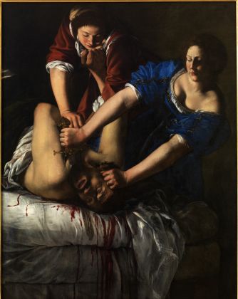 Artemisia. Gentileschi, Judith beheading Holofernes, about 1612-13 ©ph. Luciano Romano Museo e Real Bosco di Capodimonte 2016