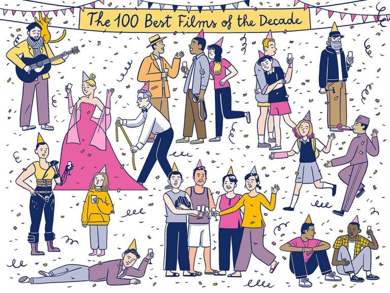 Best 100 Films Of The Decades, illustrazione. Courtesy Giulia Sagramola