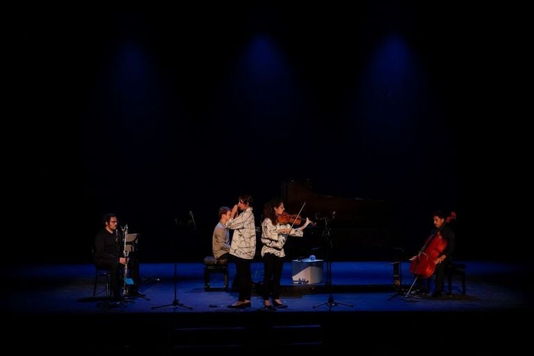 Biennale Musica Venezia 2020. Il concerto dell'Ensemble Fractales. Courtesy La Biennale di Venezia. Photo Andrea Avezzù