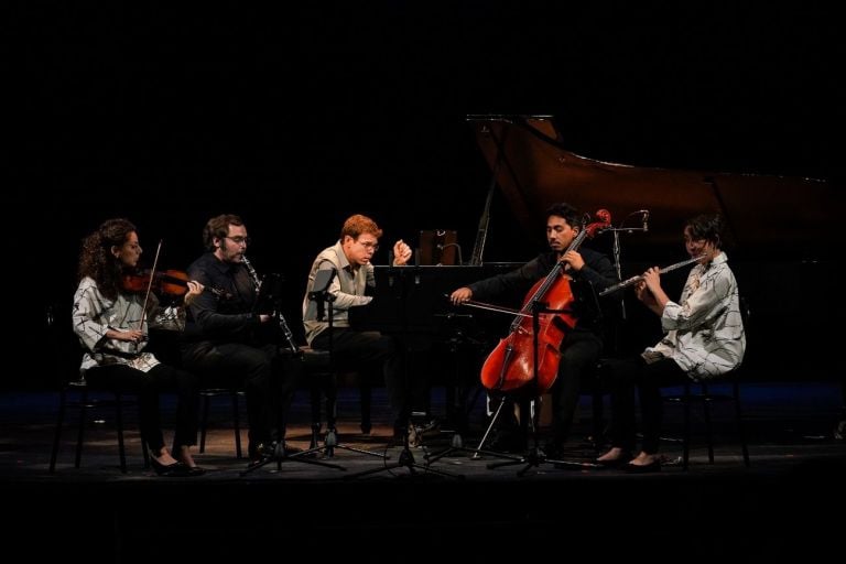 Biennale Musica Venezia 2020. Il concerto dell'Ensemble Fractales. Courtesy La Biennale di Venezia. Photo Andrea Avezzù