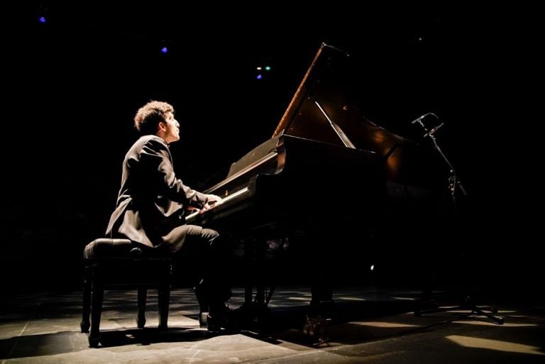Biennale Musica Venezia 2020. Il recital di William Greco. Courtesy La Biennale di Venezia. Photo Andrea Avezzù