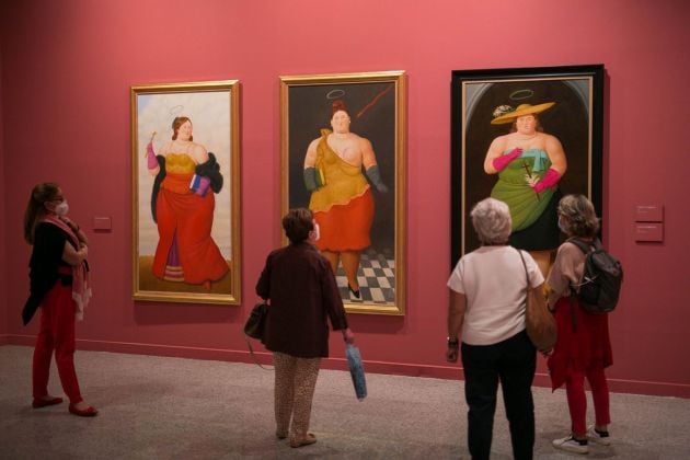 Botero. 60 años de pintura. Exhibition view at Centro Centro, Madrid 2020. Photo Lukasz Michalak