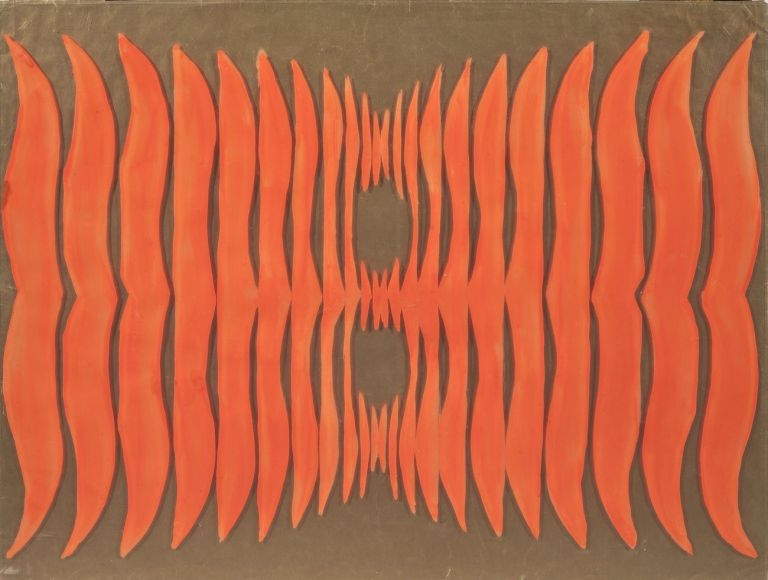 Carla Accardi, Oro arancio, 1967