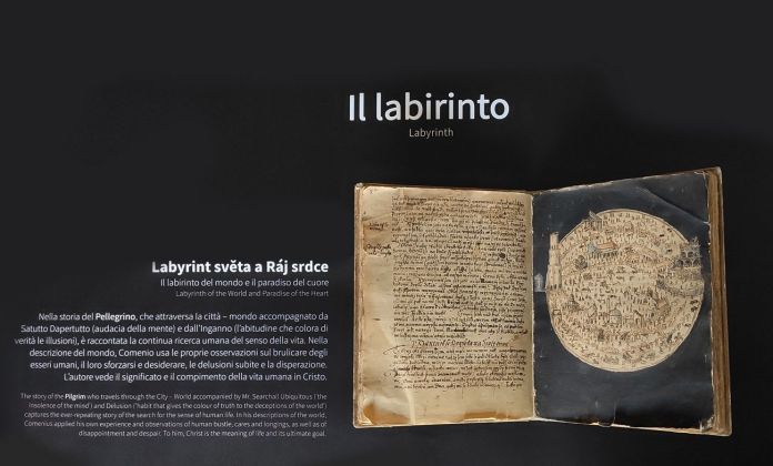 Comenio. Un pensatore nei labirinti dell’Europa del XVII secolo. Exhibition view at Museo di Roma – Palazzo Braschi, Roma 2020