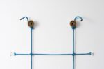 Corinna Gosmaro, CHUTZPAH!, 2020, particolare, corda tecnica, spazzole metalliche, 270 x 90 cm. Courtesy l’artista & The Gallery Apart. Photo Giorgio Benni