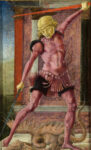 Cosmè Tura, San Giorgio, circa 1475-1480, tempera su tavola, 21,6x13 cm, Palazzo Cini a San Vio, Venezia, Fondazione Giorgio Cini © Fondazione Giorgio Cini