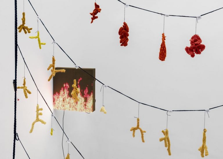 Emily Jones. Tilt Elk Luck Warm. Installation view at Spazio Veda, Firenze 2020. Courtesy Spazio Veda