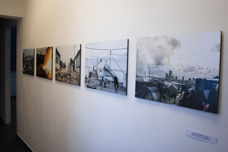 Frontiere. Installation view at Museo della Fiducia e del Dialogo per il Mediterraneo, Lampedusa 2020. Photo Elisa Ceneri