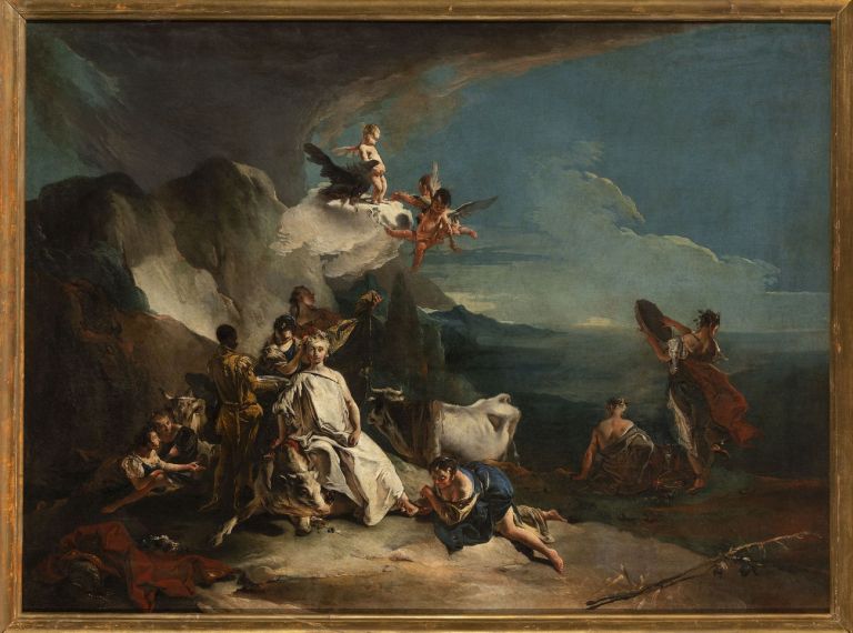 Giambattista Tiepolo, Ratto d’Europa, 1720 22 ca., olio su tela, 100x135 cm. Venezia, Gallerie dell'Accademia © Archivio fotografico G.A.VE. Photo Matteo De Fina