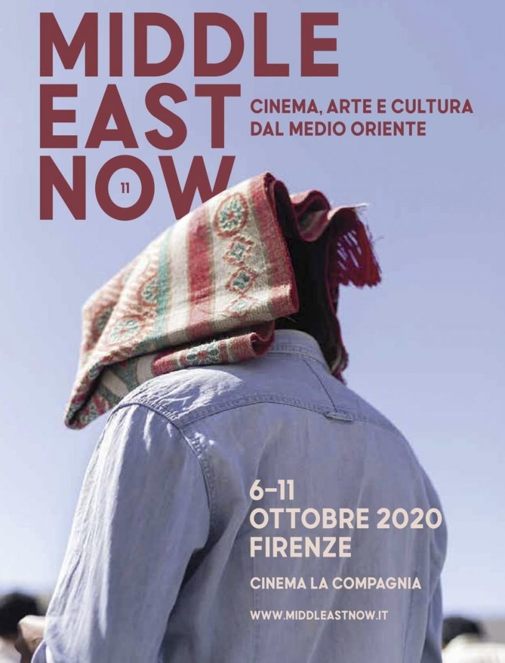 Il poster del festival Middle East Now al Cinema La Compagnia di Firenze