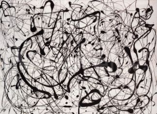 Jackson Pollock, Number 14. Gray, 1948. Yale University Art Gallery, Katharine Ordway Collection © 2012 The Pollock Krasner Foundation _ Artists Rights Society (ARS), New York