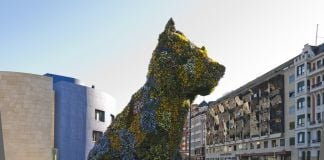 Jeff Koons, Puppy, Guggenheim museum, Bilbao