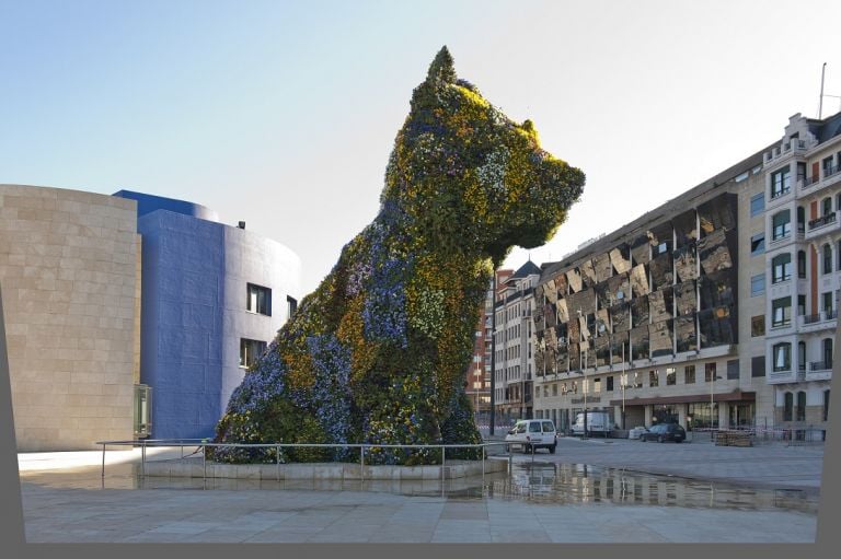 Jeff Koons, Puppy, Guggenheim museum, Bilbao