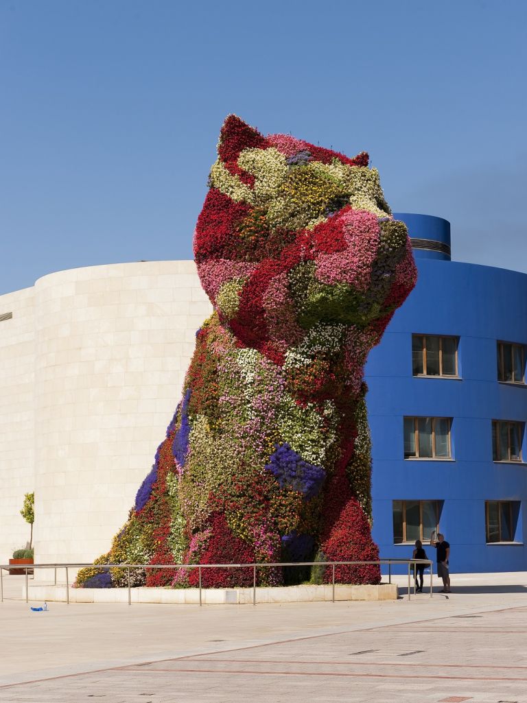 Jeff Koons, Puppy, Guggenheim museum, Bilbao