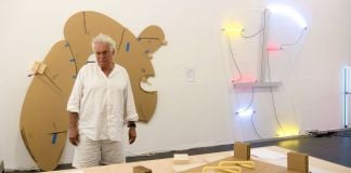 Keith Sonnier nel suo studio, 2013. Photo © Caterina Verde