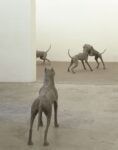 Liliana Moro, Underdog, 2005, 5 cani in bronzo. Galleria Nazionale d’Arte Moderna, Roma. Photo Roberto Marossi