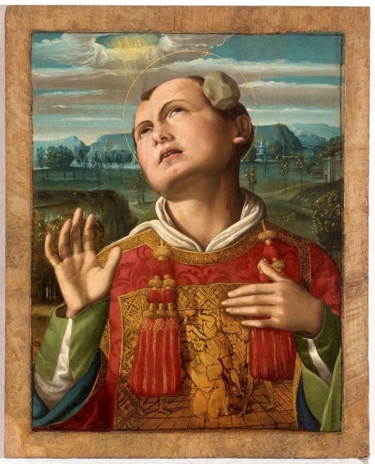 Luca Signorelli, Santo Stefano lapidato, 1505 10. Perugia, Fondazione Cassa di Risparmio