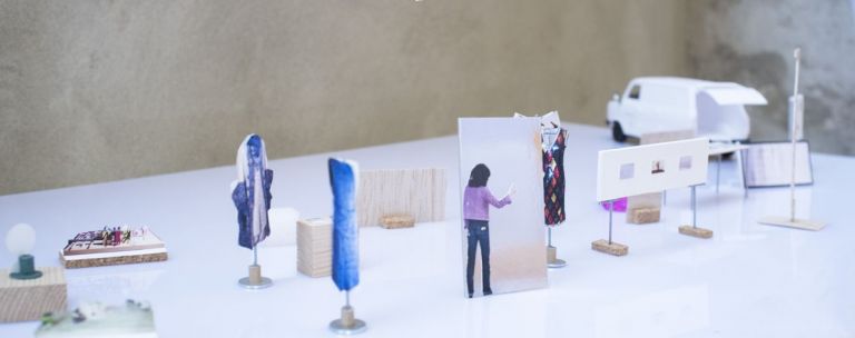 Luca Vitone, Maquette dell’installazione proposta per lo CSAC, 2017. CSAC, Università di Parma. Photo Giovanni Oberti