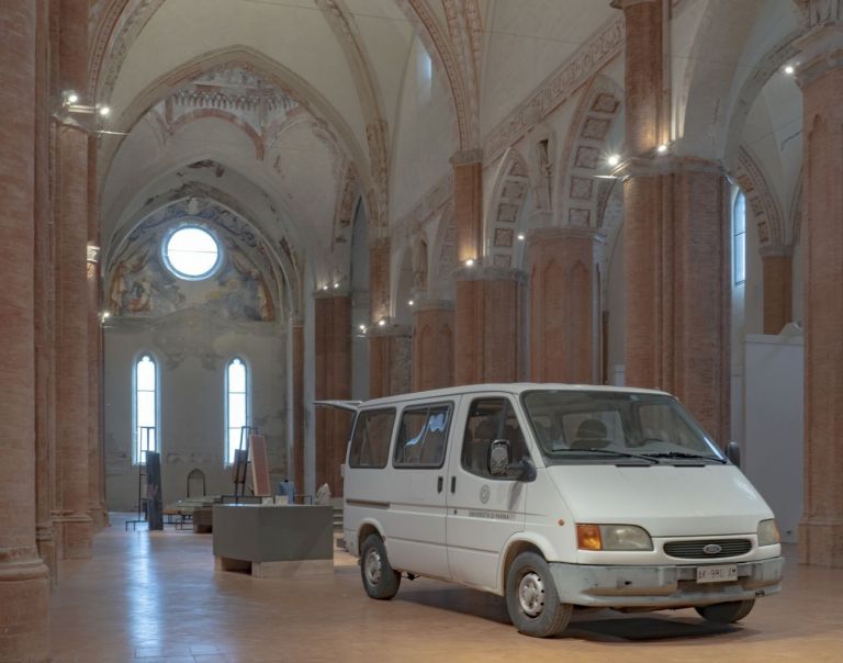 Luca Vitone. Il Canone. Installation view at Abbazia di Valserena, CSAC - Centro Studi e Archivio della Comunicazione dell'Università di Parma