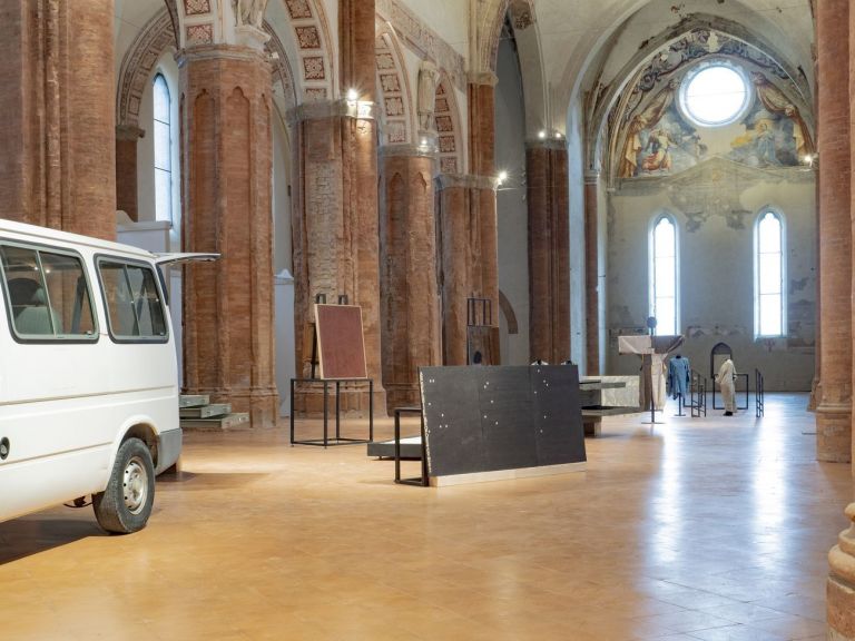 Luca Vitone. Il Canone. Installation view at Abbazia di Valserena, CSAC - Centro Studi e Archivio della Comunicazione dell'Università di Parma