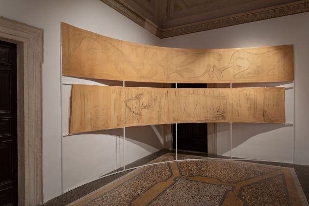 Lucio Fontana/Osvaldo Borsani. Installation view at Galleria Mattia De Luca, Roma 2020. Photo credit Daniele Molajoli. Courtesy Galleria Mattia De Luca