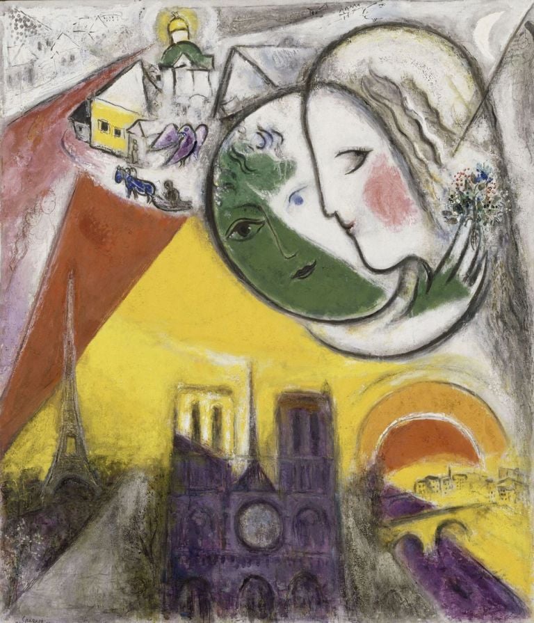 Marc Chagall, Dimanche, 1952. Parigi, Museo Nazionale di Arte Moderna