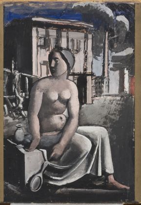 Mario Sironi, Figura con lo specchio, 1924 ca. Courtesy Galleria Russo, Roma