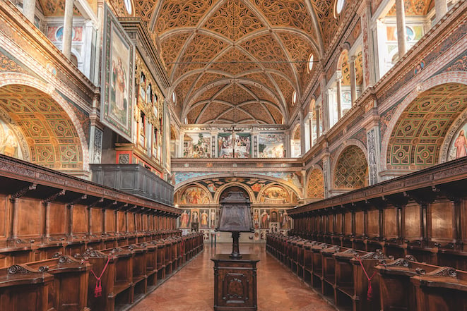 Milano - San Maurizio,aula delle monache