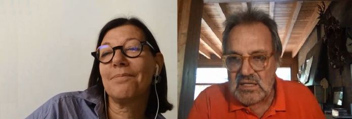 Patrizia Asproni e Oliviero Toscani