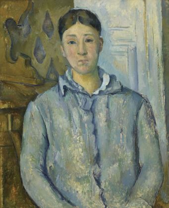 Paul Cézanne, La signora Cézanne in blu, 1890, Houston, Museum of Fine Arts