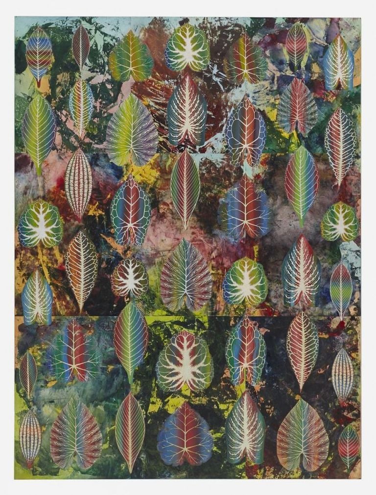 Philip Taaffe, Interznal Leaves, 2018 © Philip Taaffe. Courtesy the artist & Luhring Augustine, New York