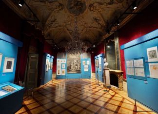 Raffaello in Umbria e la sua eredità in Accademia. Installation view at Palazzo Baldeschi, Perugia 2020