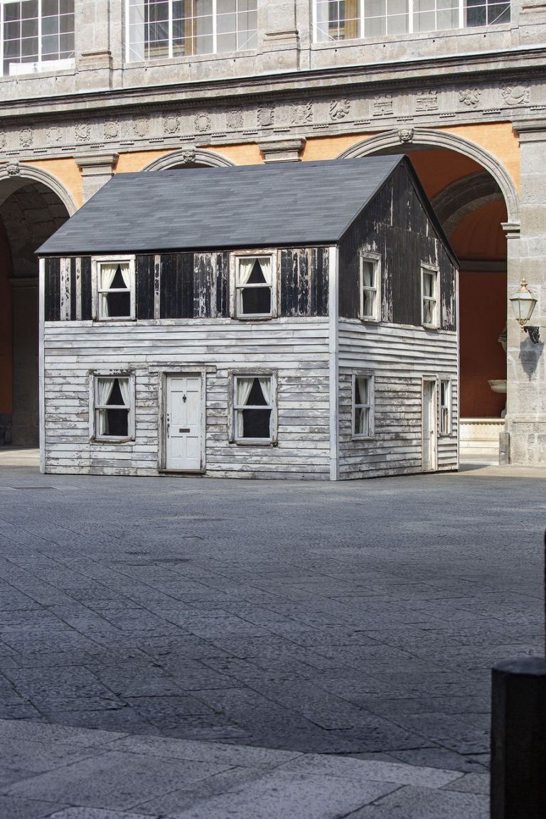 Ryan Mendoza. Almost Home The Rosa Parks House Project. Installation view at Palazzo Reale, Napoli 2020. Courtesy Fondazione Morra Greco. Photo Camillo Ripaldi