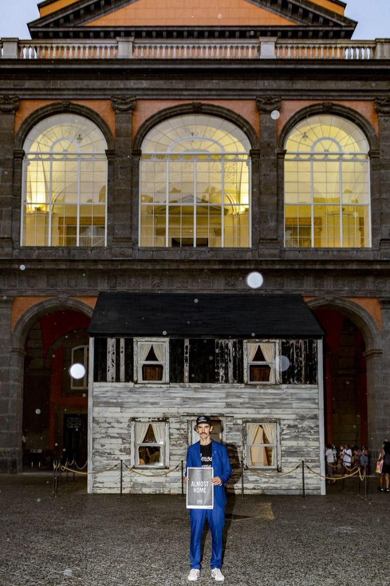 Ryan Mendoza. Almost Home The Rosa Parks House Project. Installation view at Palazzo Reale, Napoli 2020. Courtesy Fondazione Morra Greco. Photo Camillo Ripaldi