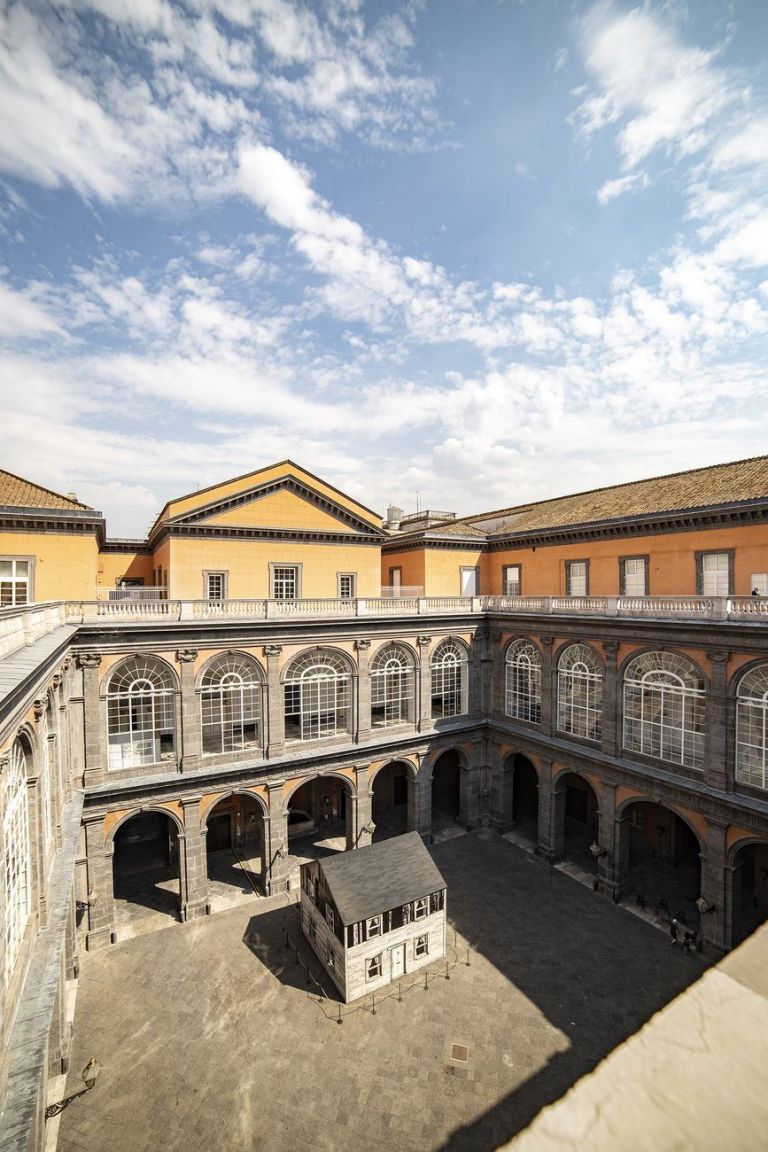 Ryan Mendoza. Almost Home The Rosa Parks House Project. Installation view at Palazzo Reale, Napoli 2020. Courtesy Fondazione Morra Greco. Photo Camillo Ripaldi