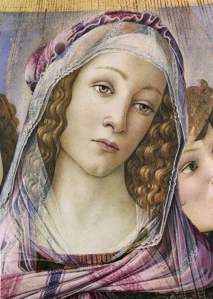 Sandro Botticelli, Madonna della Melagrana, 1487, Firenze, Gallerie degli Uffizi