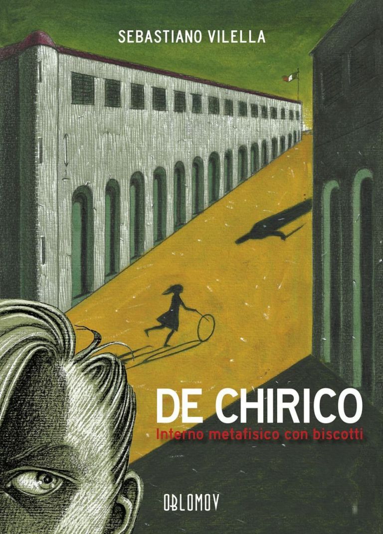 Sebastiano Vilella – De Chirico. Interno metafisico con biscotti (Oblomov Edizioni, Quartu Sant'Elena 2020). Copertina