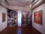 Shepard Obey e Giulio Turcato. Installation view at Galleria Comunale d’Arte Moderna, Roma 2020. Photo Luca Arnaudo