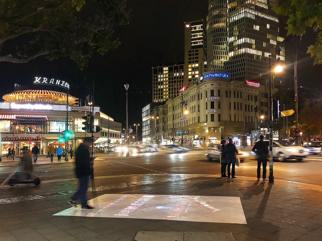 Street Projections, Verkehrskanzel am Kurfürstendamm, Berlino © Nicola Violano