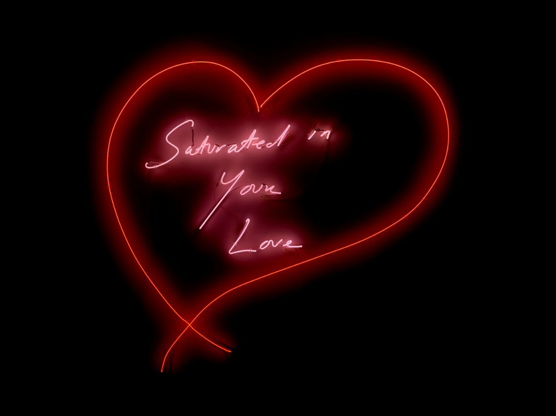 Tracey EMIN Saturated in Your Love, Neon, 2020   Galleria Lorcan O'Neill