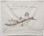 Tracey Emin, It could have been Something, 2001, china, grafite, ricamo su calico