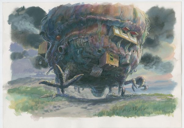 ￼Production Imageboard, Howl's Moving Castel (2004). Courtesy 2004 Studio Ghibli
