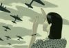 Le illustrazioni di Emiliano Ponzi per il romanzo di Haruki Murakami "Abbandonare un gatto"